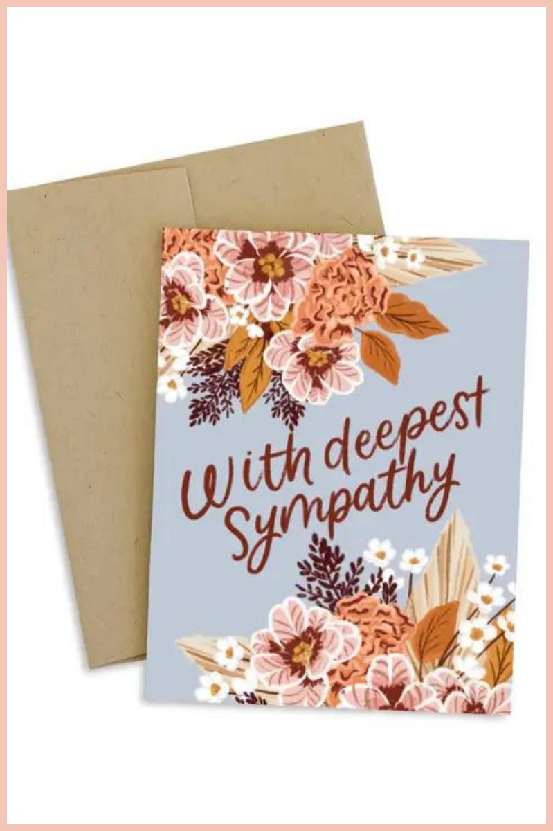 With Deepest Sympathy Greeting Card
