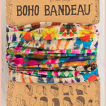 Full Boho Bandeau | Fuchsia Marigold Tie-Dye