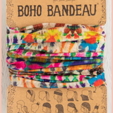 Full Boho Bandeau | Fuchsia Marigold Tie-Dye