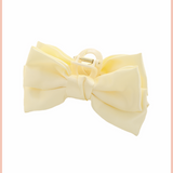 Satin Bow Claw Hairclip