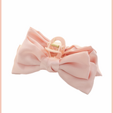 Satin Bow Claw Hairclip