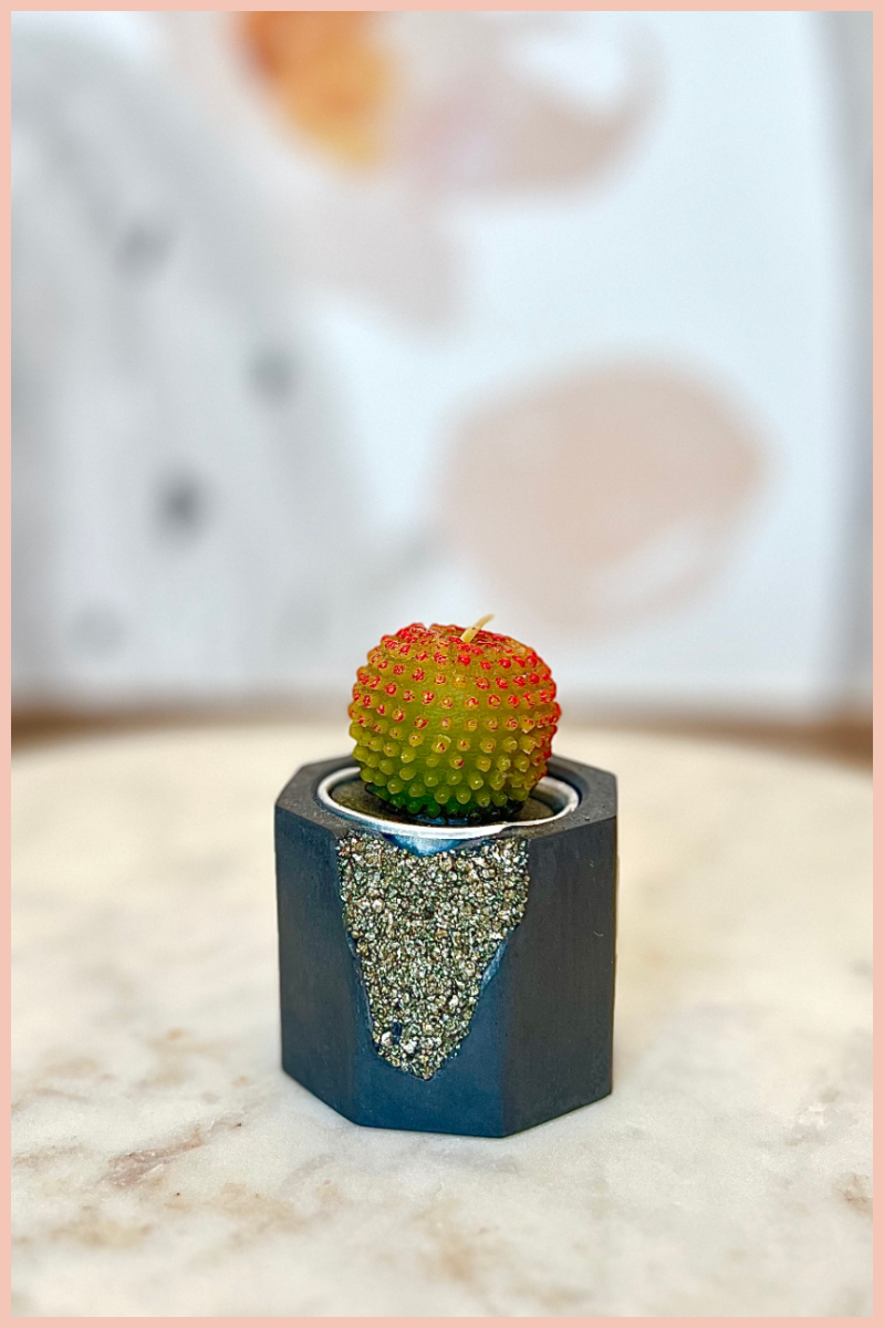 Cocopyrite Geode Vessel