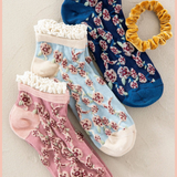 Blossom Ankle Socks & Scrunchie | Natural Life