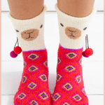 Snuggly Llama Socks | NATURAL LIFE