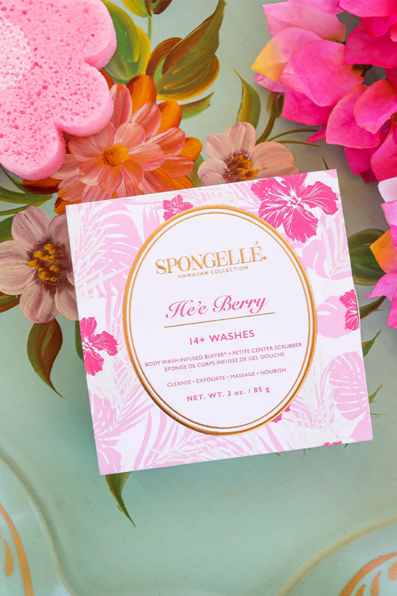 Hawaiian Body Infused Buffer | Spongellé | He'e Berry