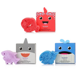 Sea Animals Bath Sponge + Built in Cleanser | Spongellé