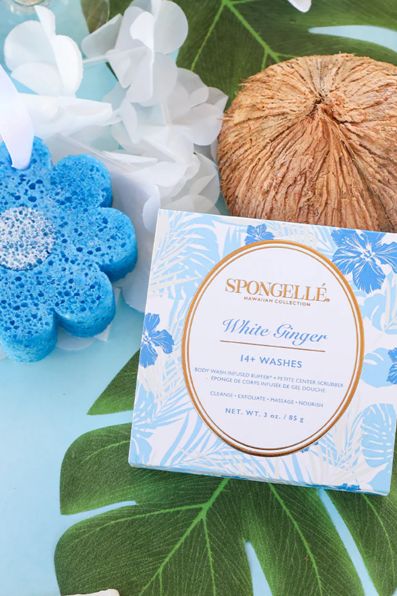 Hawaiian Body Infused Buffer | Spongellé | White Ginger