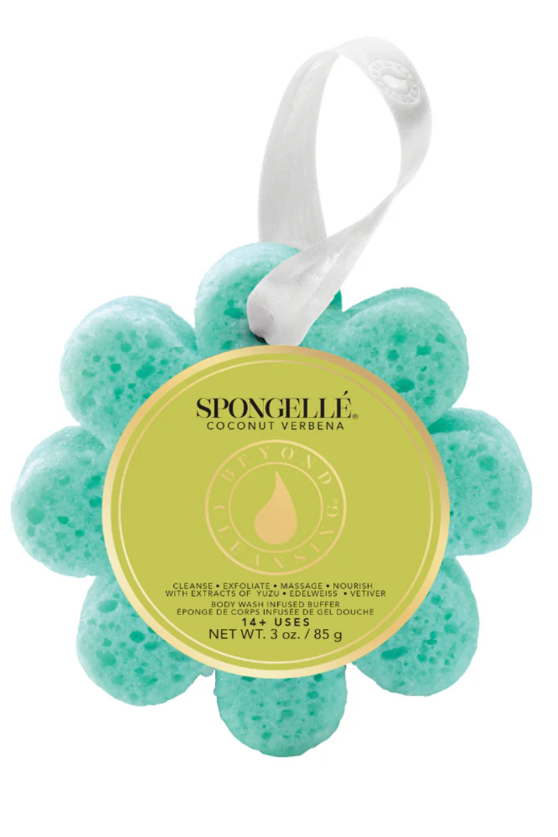Wild Flower Infused Buffer | Spongellé | Coconut Verbena Top: Coconut, Peach | Middle: Jasmine, Floral | Base: Amber, Lemon