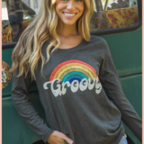 Groovy Boho Cotton Tee Shirt | NATURAL LIFE