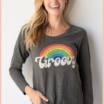 Groovy Boho Cotton Tee Shirt | NATURAL LIFE