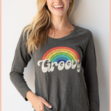 Groovy Boho Cotton Tee Shirt | NATURAL LIFE