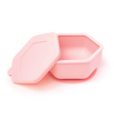 Silicone Suction Bowl and Lid Sets for Babies | Rose