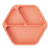Silicone Suction Plate | Coral