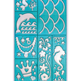 Mermaid Tattoo Gel Pens | 6 Pens | 3 Stencils