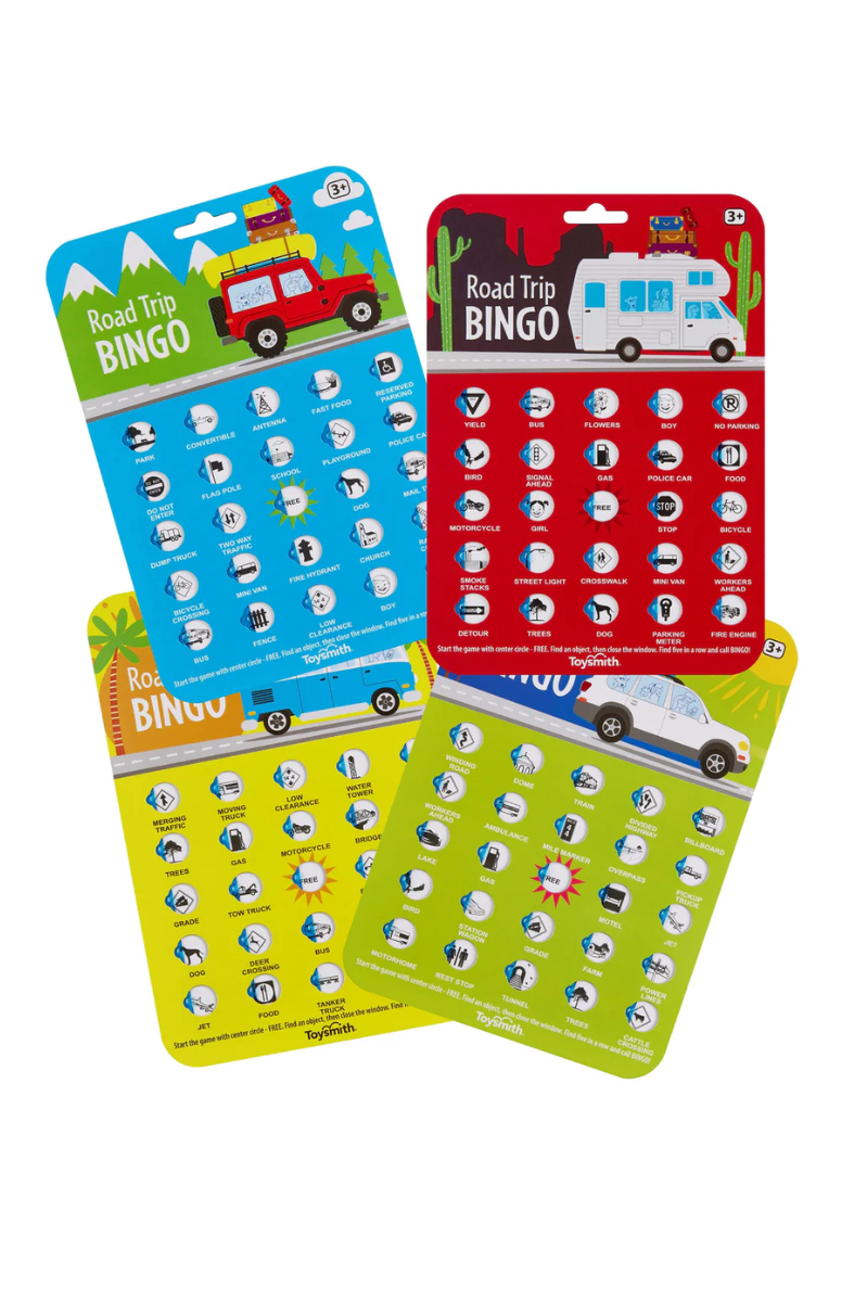 On the Way Games Road Trip Bingo