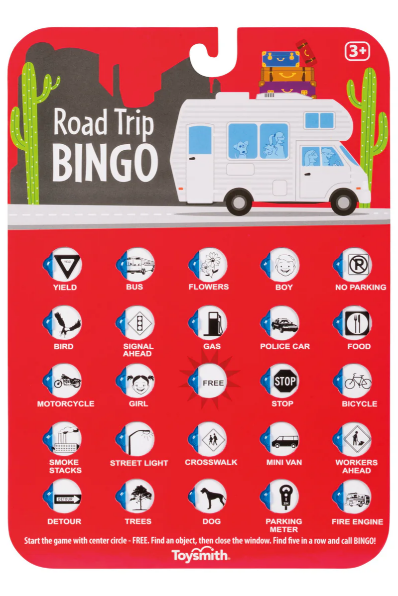 On the Way Games Road Trip Bingo | Desert
