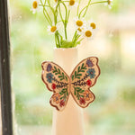 Butterfly Bud Vase | Natural Life | Cream and Gold