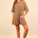 Mineral Washed Comfy Knit Romper