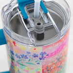 Mega 40oz Tumbler | Natural Life | Pink Watercolor Patchwork