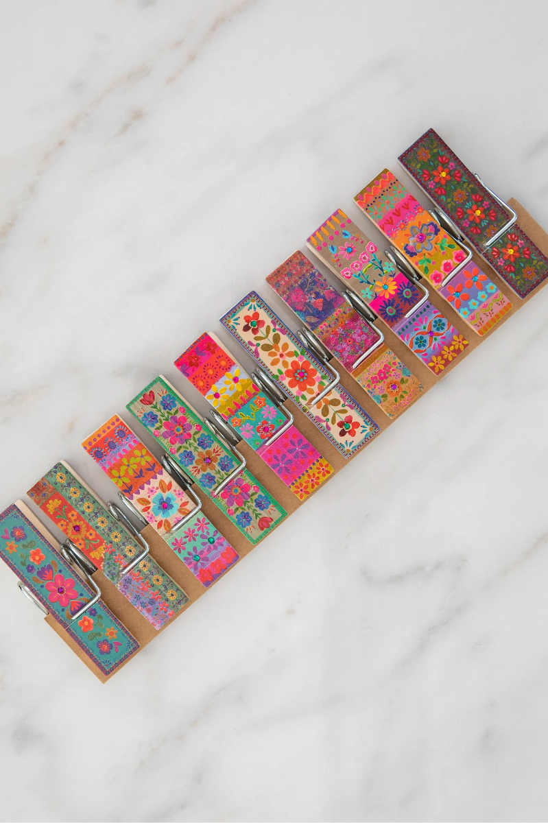 Folk Happy Clips - Set of 10 | Natural Life