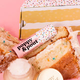 poppy+pout lip care duo - birthday cake