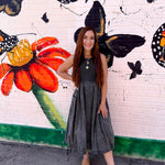 Mineral Washed Rib Knit Cargo Dress