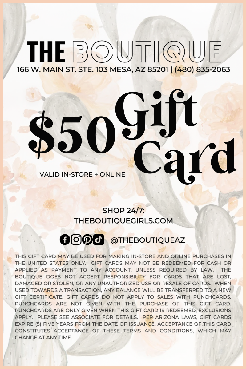 GIFT CARD | THE BOUTIQUE