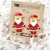 Jolly Santa Post Earrings
