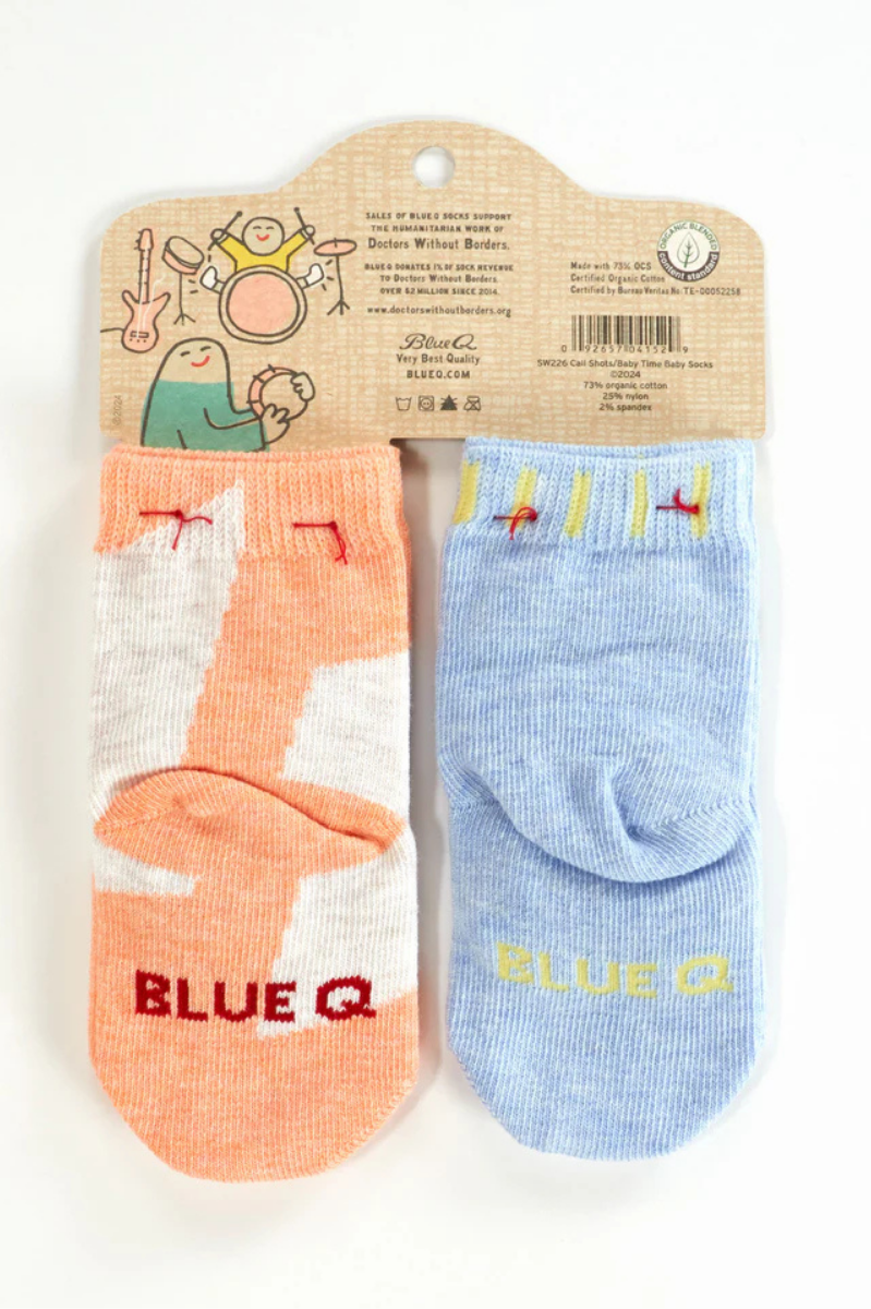 I Call The Shots Now/ It's Baby Time Baby Socks