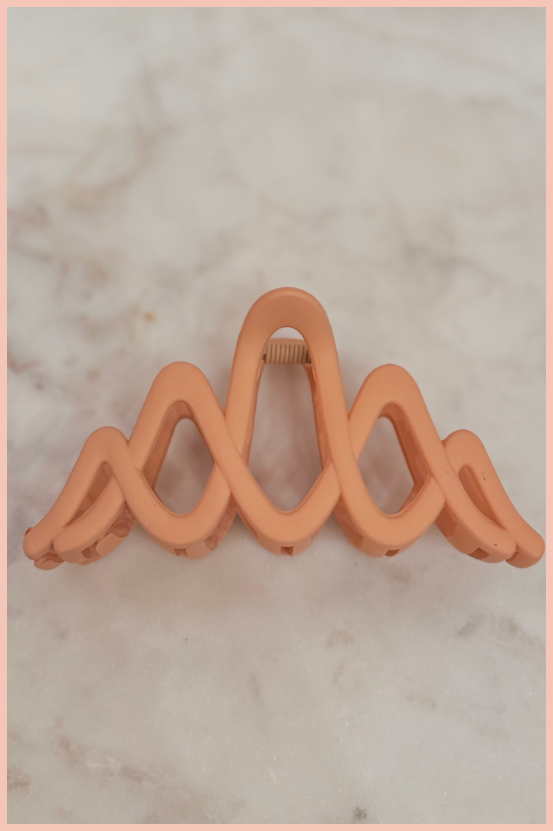 CROSS WEAVED MATTE HAIRCLIP