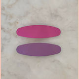 Matte Solid 70’s Cool Barrette