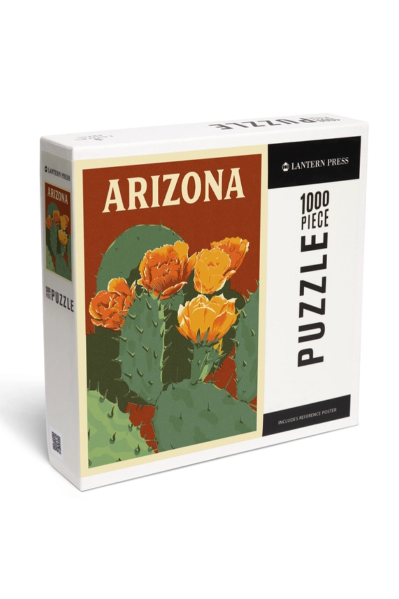 1000 Piece Puzzle | Arizona Prickly Pear Cactus