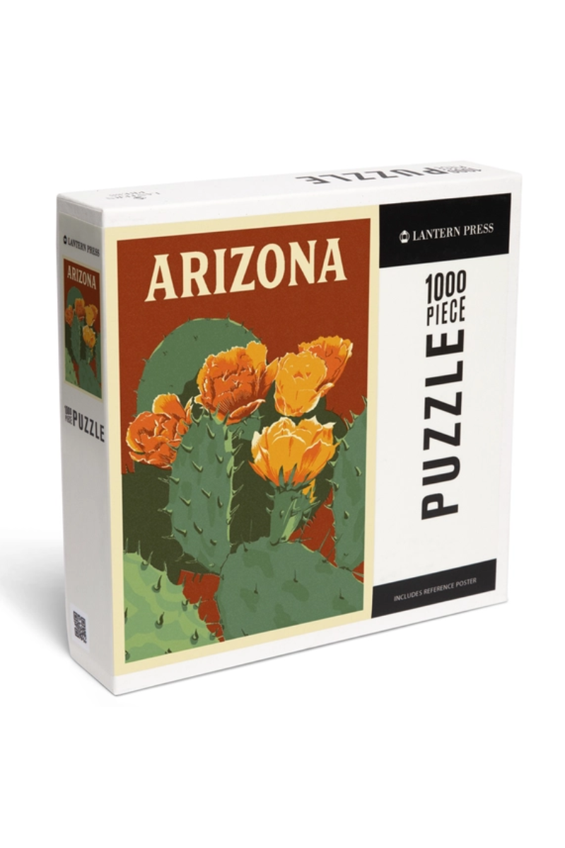 1000 Piece Puzzle | Arizona Prickly Pear Cactus