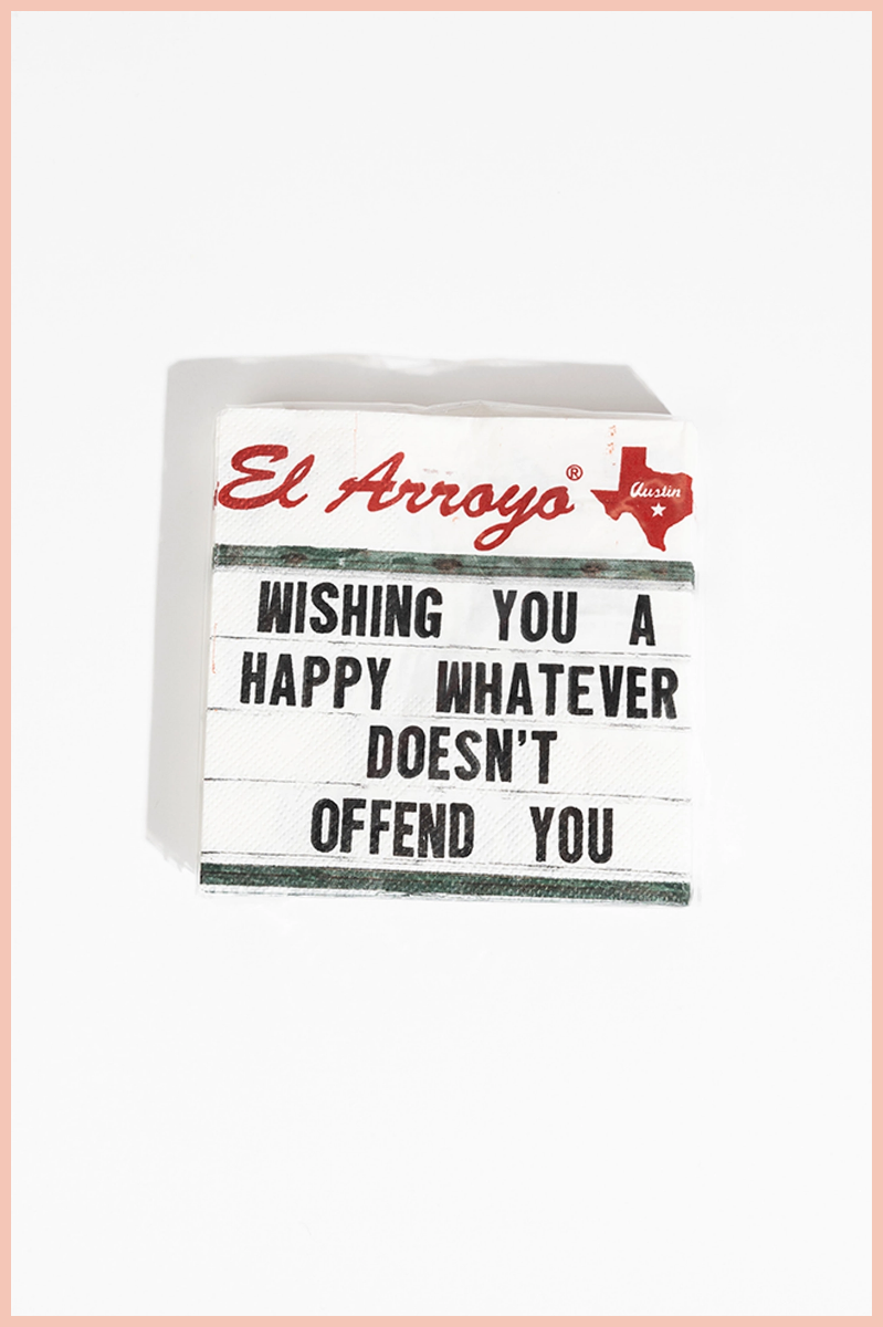 El Arroyo Marquee Sign Cocktail Napkins | Pack of 20