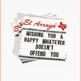 El Arroyo Marquee Sign Cocktail Napkins | Pack of 20