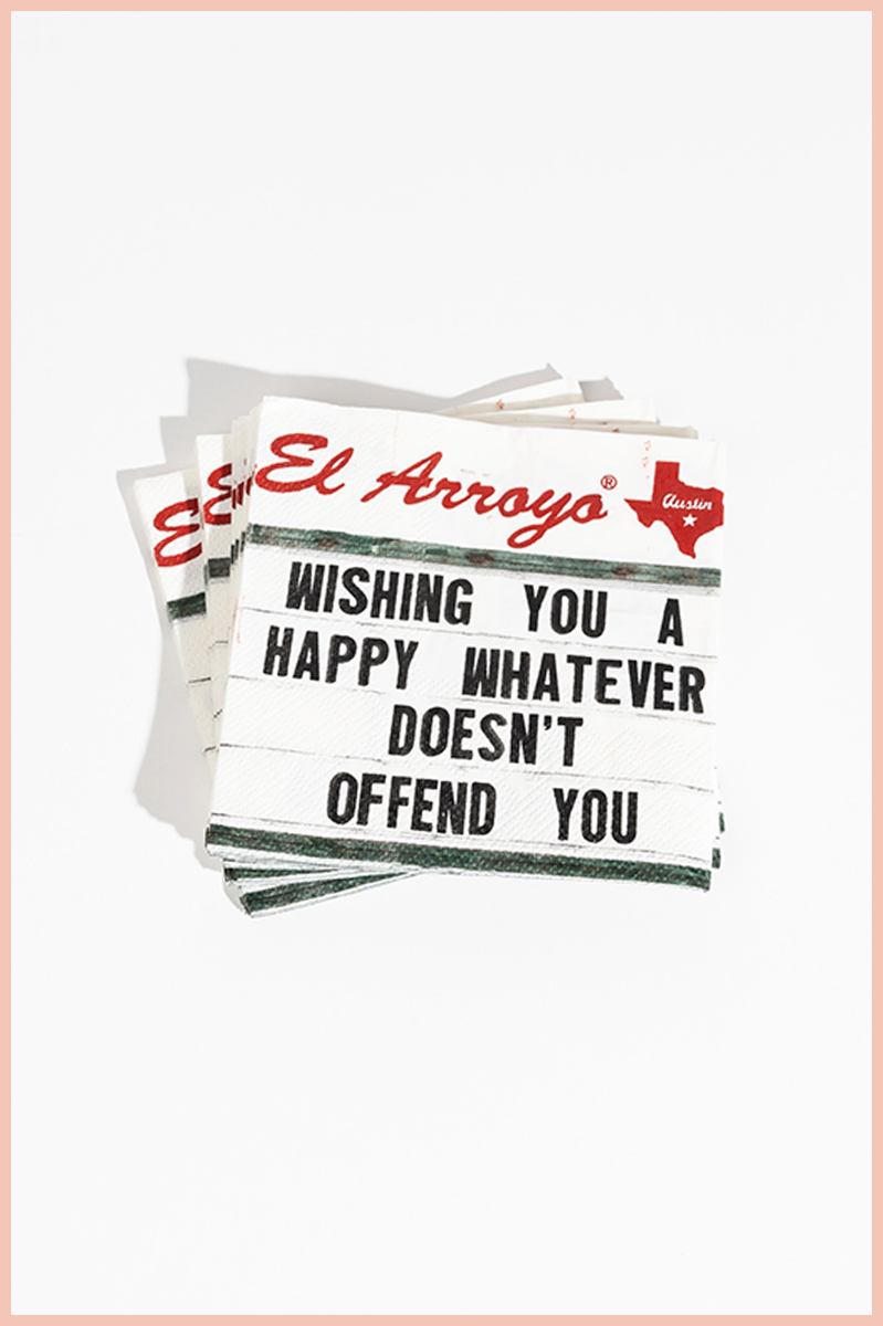 El Arroyo Marquee Sign Cocktail Napkins | Pack of 20