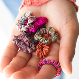 Mini Satin Scrunchie, Set of 8 | Natural Life
