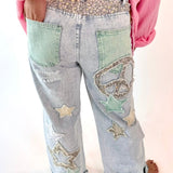 Peace Out Super Star Denim Jeans