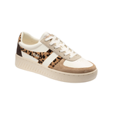 Gola Grandslam Safari Quadrant Women’s Sneakers | Leopard & Caramel