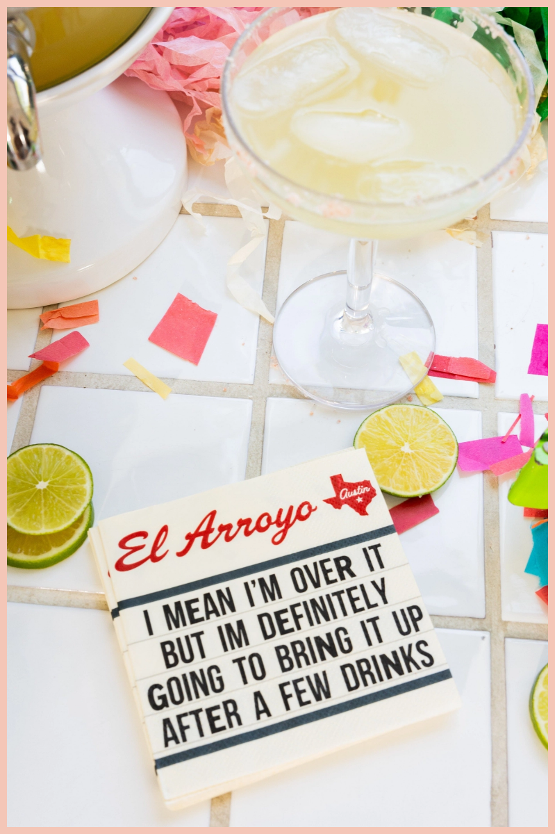 El Arroyo Marquee Sign Cocktail Napkins | Pack of 20