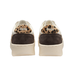 Gola Grandslam Safari Quadrant Women’s Sneakers | Leopard & Caramel