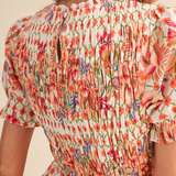 Wildflower Whimsy Smocked Mini Dress