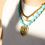 Lucky In Love Stone Necklace || BELJOY