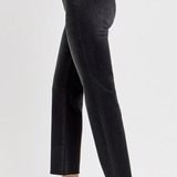 RISEN Tummy Control Mid Rise Crop Straight Jeans