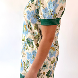 Floral Print Puff Sleeve Mini Dress