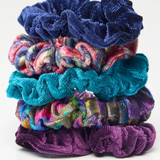 Velvet Scrunchies, Set of 5 | Natural Life