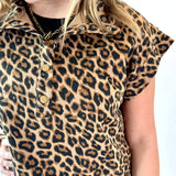 Leopard & Luxe Top