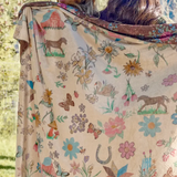 XL Double-Sided Cozy Throw Blanket | Farm Days