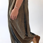 Washed Cotton Gauze Lace Jumper
