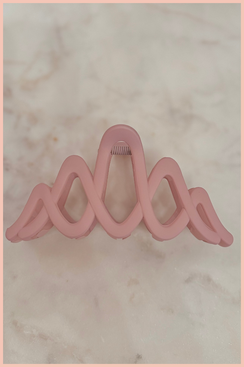 Cross Weaved Matte Hairclip